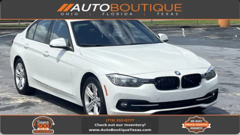 White 2017 BMW 3 Series 330e iPerformance for sale in Alvin, TX