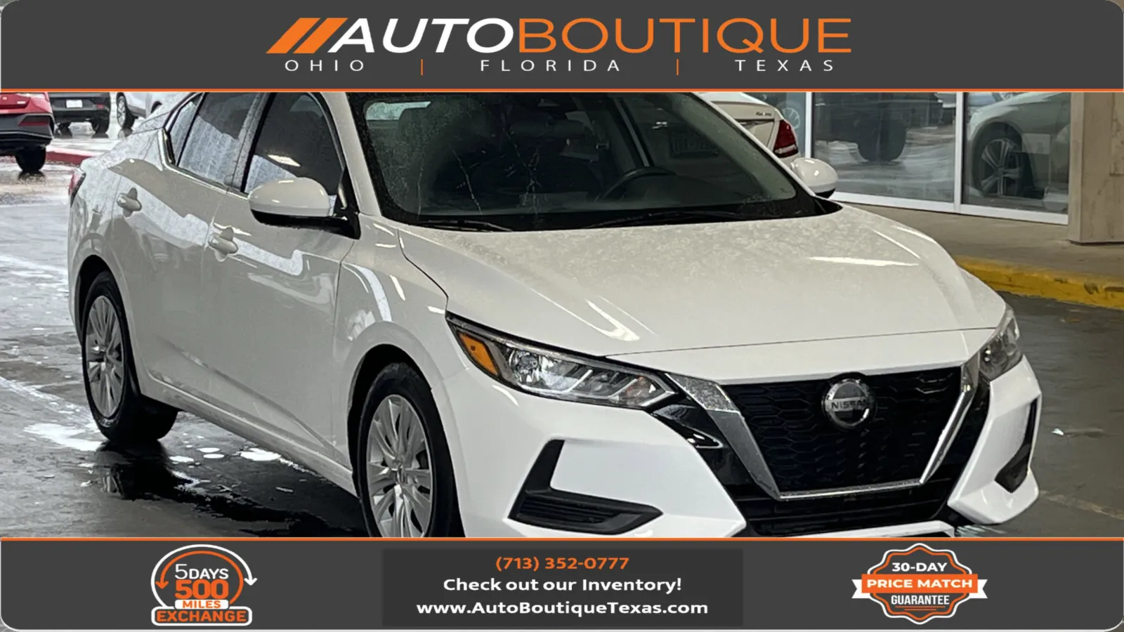White 2023 Nissan Sentra S for sale in Alvin, TX