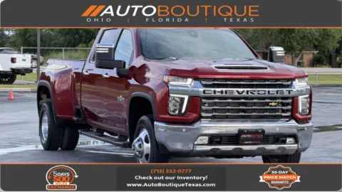 Red 2022 Chevrolet Silverado 3500HD LTZ for sale in Alvin, TX