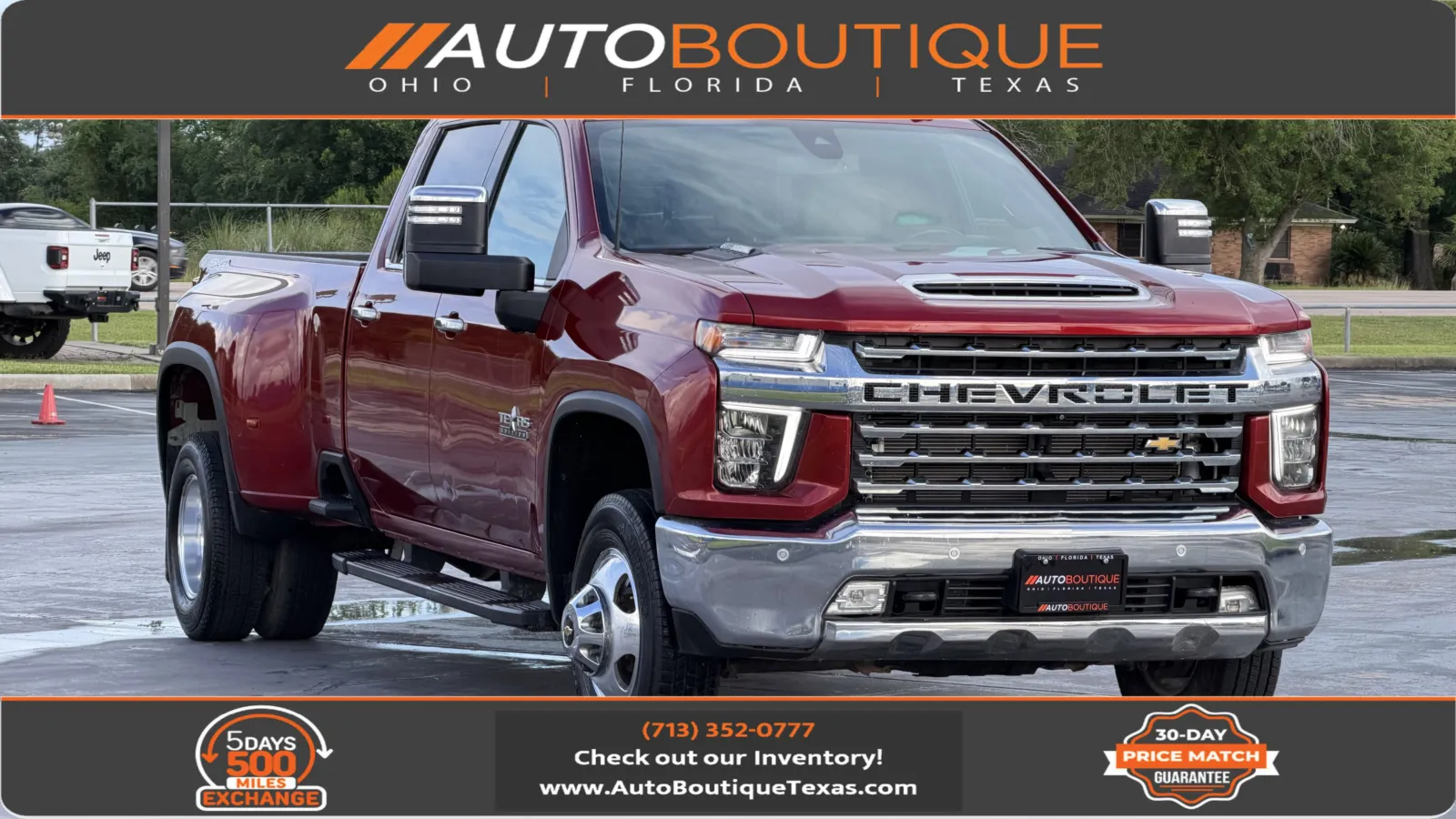 Red 2022 Chevrolet Silverado 3500HD LTZ for sale in Alvin, TX