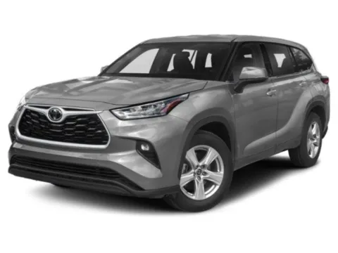Gray 2021 Toyota Highlander LE for sale in Alvin, TX