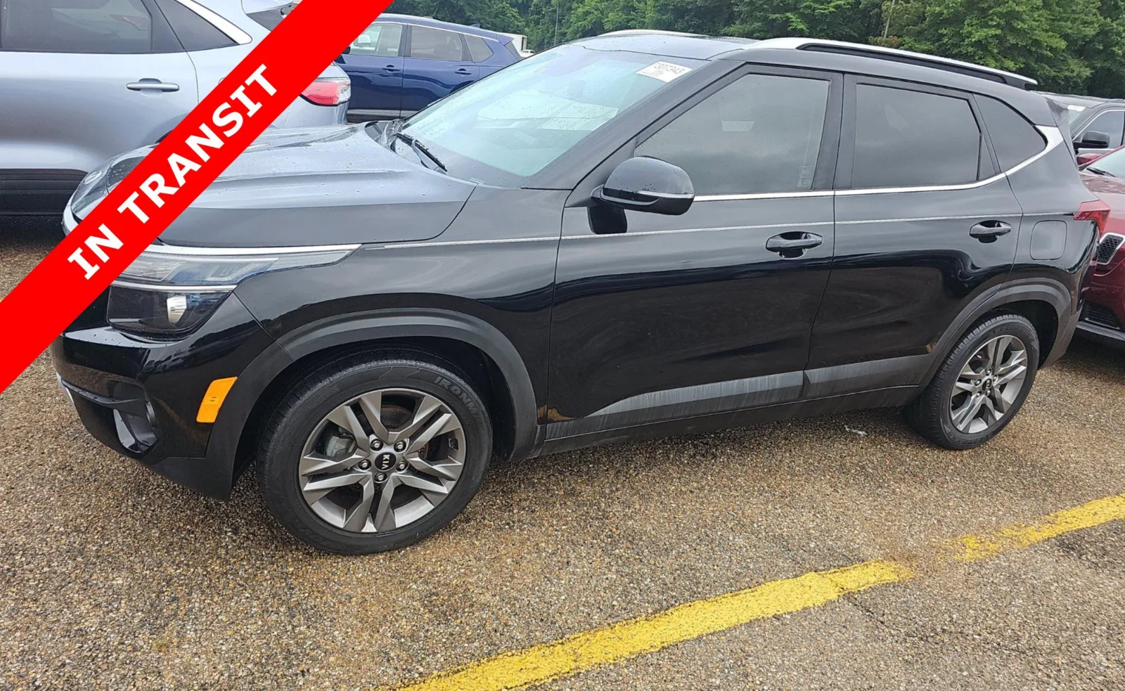 Black 2021 Kia Seltos S for sale in Alvin, TX