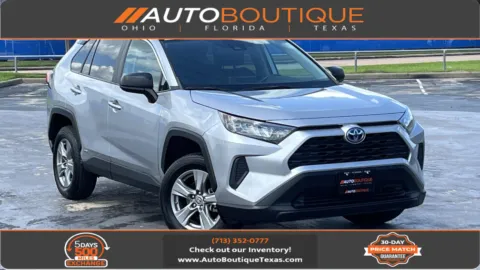 Silver 2022 Toyota RAV4 Hybrid LE for sale in Alvin, TX