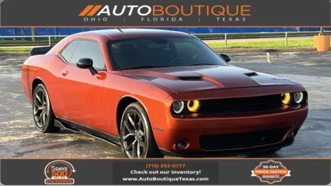 Orange 2021 Dodge Challenger SXT for sale in Alvin, TX