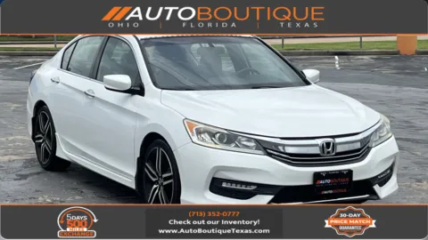 White 2016 Honda Accord Sedan Sport for sale in Alvin, TX