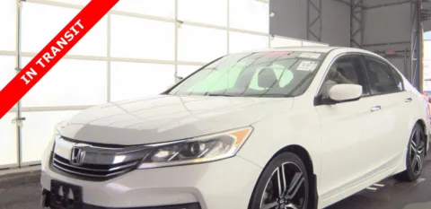 White 2016 Honda Accord Sedan Sport for sale in Alvin, TX