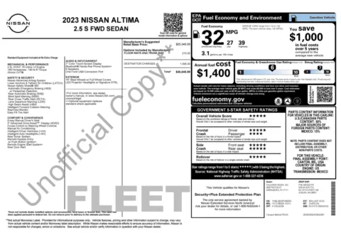 Photos of 2023 Nissan Altima 2.5 S for sale in Alvin, TX at Auto Boutique Texas