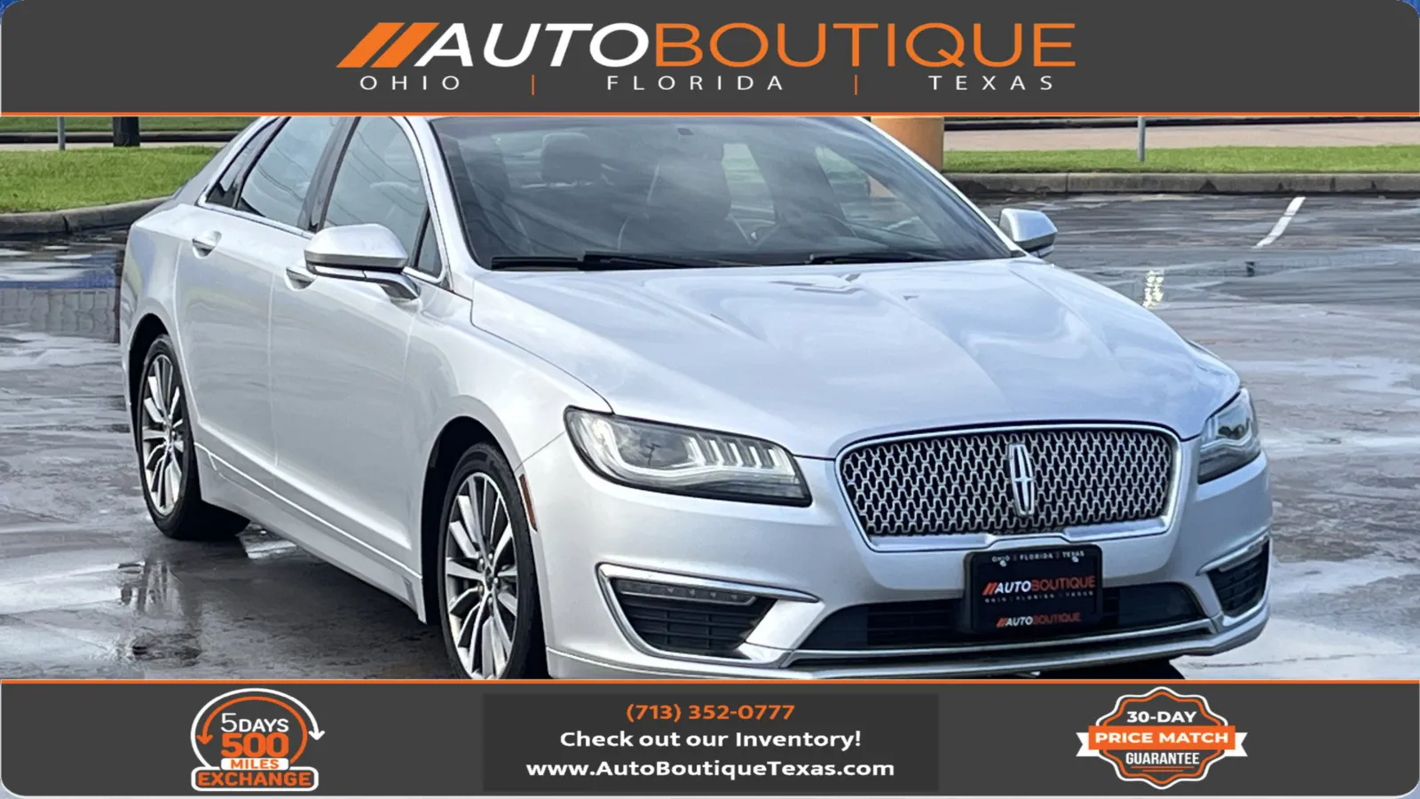 Silver 2018 Lincoln MKZ Premiere for sale in Alvin, TX