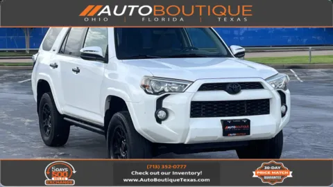 White 2015 Toyota 4Runner SR5 for sale in Alvin, TX