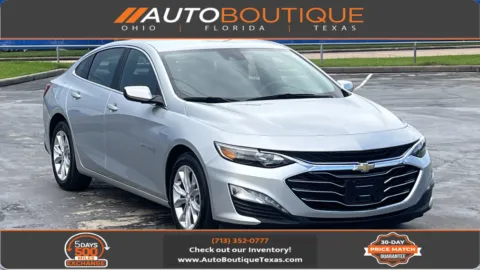 Silver 2022 Chevrolet Malibu LT for sale in Alvin, TX