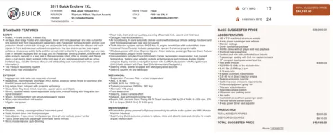 Photos of 2011 Buick Enclave CXL-1 for sale in Alvin, TX at Auto Boutique Texas