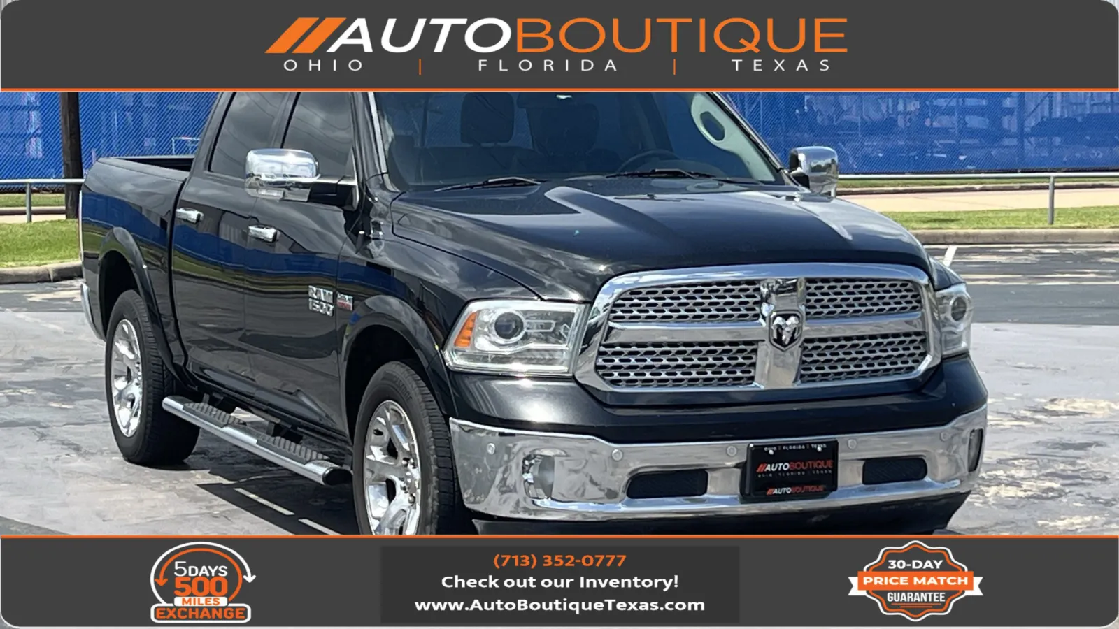 Black 2016 Ram 1500 Laramie for sale in Alvin, TX