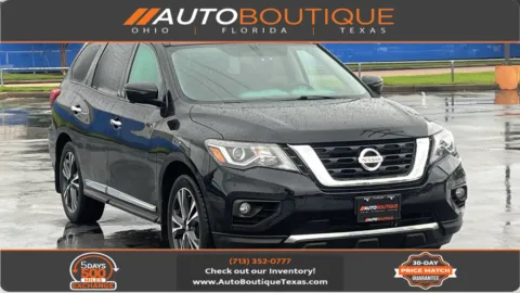 Black 2017 Nissan Pathfinder Platinum for sale in Alvin, TX