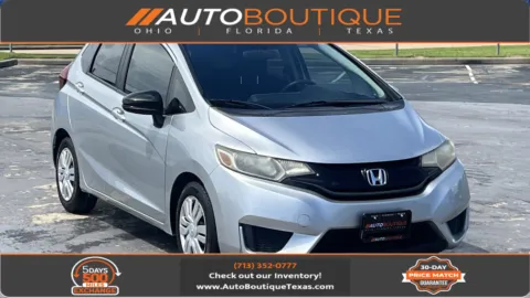 Gray 2016 Honda Fit LX for sale in Alvin, TX