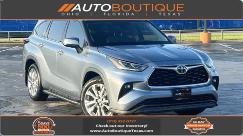 Gray 2022 Toyota Highlander Limited for sale in Alvin, TX