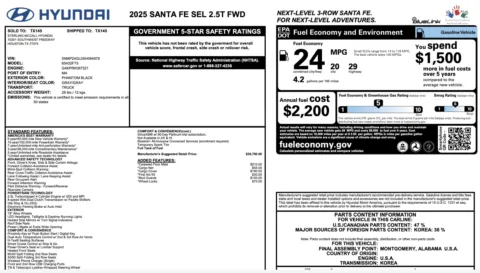 More photos of 2025 Hyundai Santa Fe SEL at Auto Boutique Texas, TX