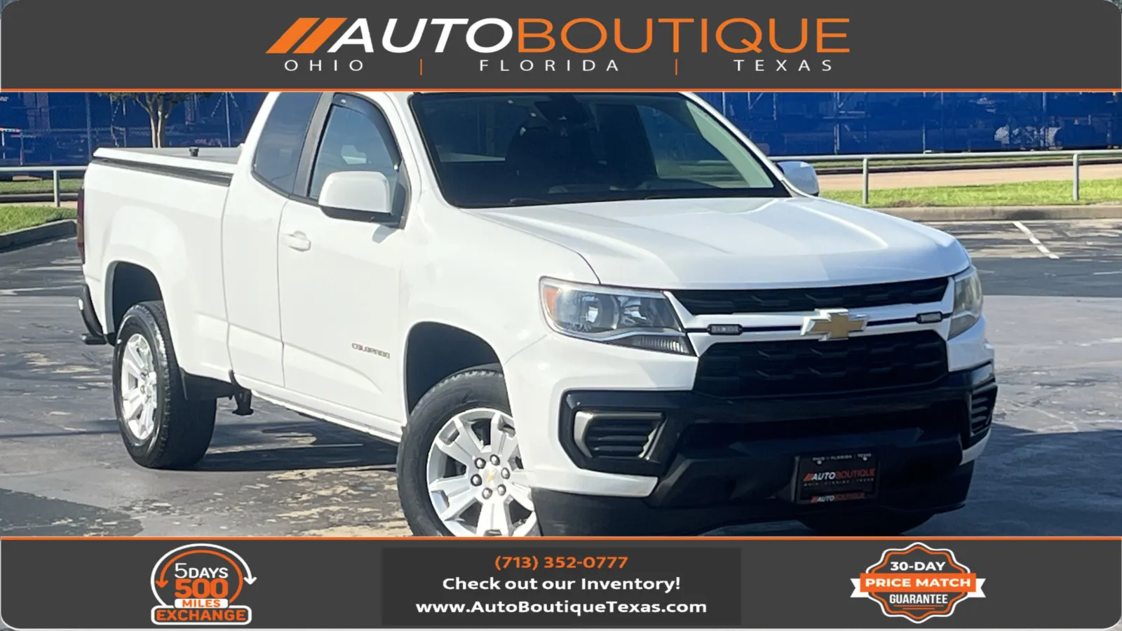 White 2022 Chevrolet Colorado 2WD LT for sale in Alvin, TX