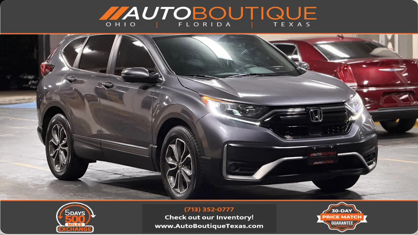 Gray 2021 Honda CR-V EX for sale in Alvin, TX