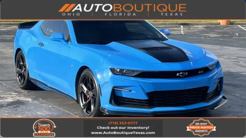 Blue 2022 Chevrolet Camaro 2SS for sale in Alvin, TX