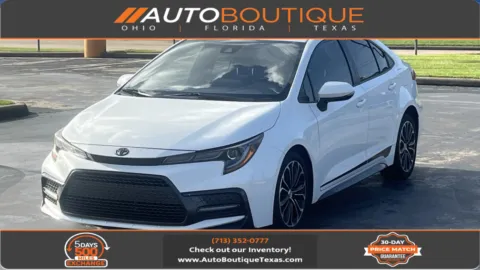 White 2022 Toyota Corolla SE for sale in Alvin, TX