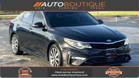 Black 2019 Kia Optima EX for sale in Alvin, TX