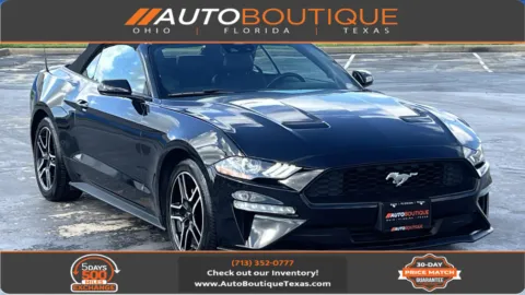 Black 2023 Ford Mustang EcoBoost Premium for sale in Alvin, TX