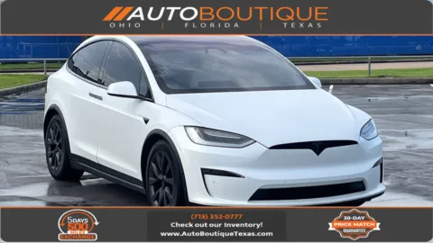 White 2022 Tesla Model X Plaid for sale in Alvin, TX