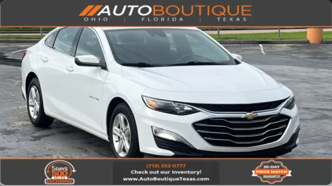 White 2022 Chevrolet Malibu LS for sale in Alvin, TX
