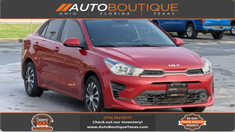 Red 2022 Kia Rio S for sale in Alvin, TX