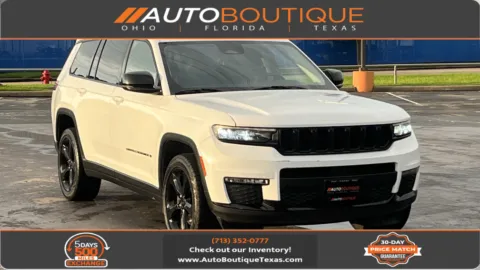 White 2022 Jeep Grand Cherokee L Limited for sale in Alvin, TX