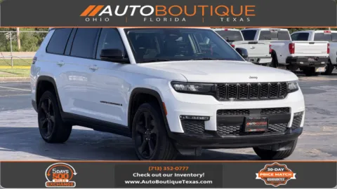 White 2022 Jeep Grand Cherokee L Limited for sale in Alvin, TX