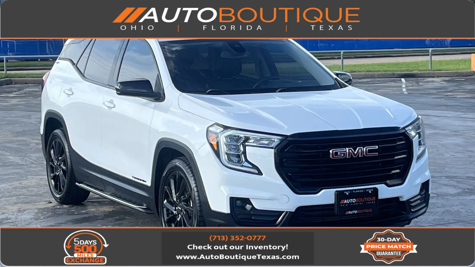 White 2023 GMC Terrain SLT for sale in Alvin, TX