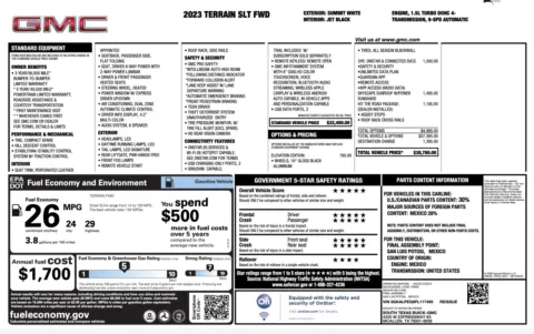 Photos of 2023 GMC Terrain SLT for sale in Alvin, TX at Auto Boutique Texas