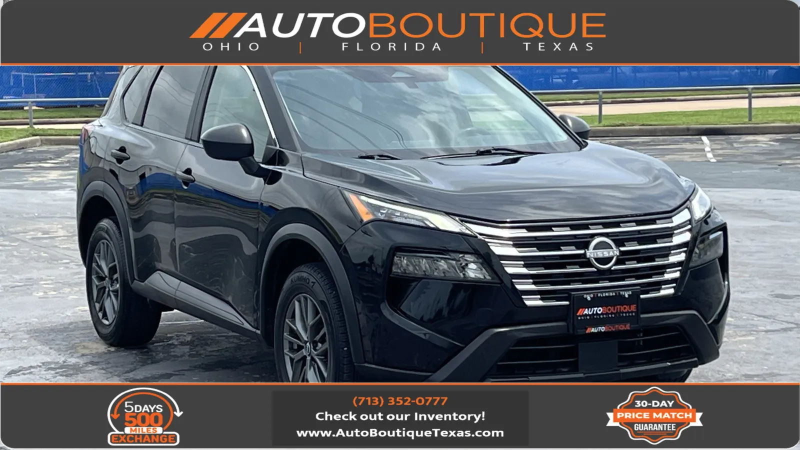 Black 2024 Nissan Rogue S for sale in Alvin, TX
