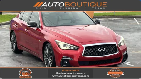 Red 2020 INFINITI Q50 RED SPORT 400 for sale in Alvin, TX