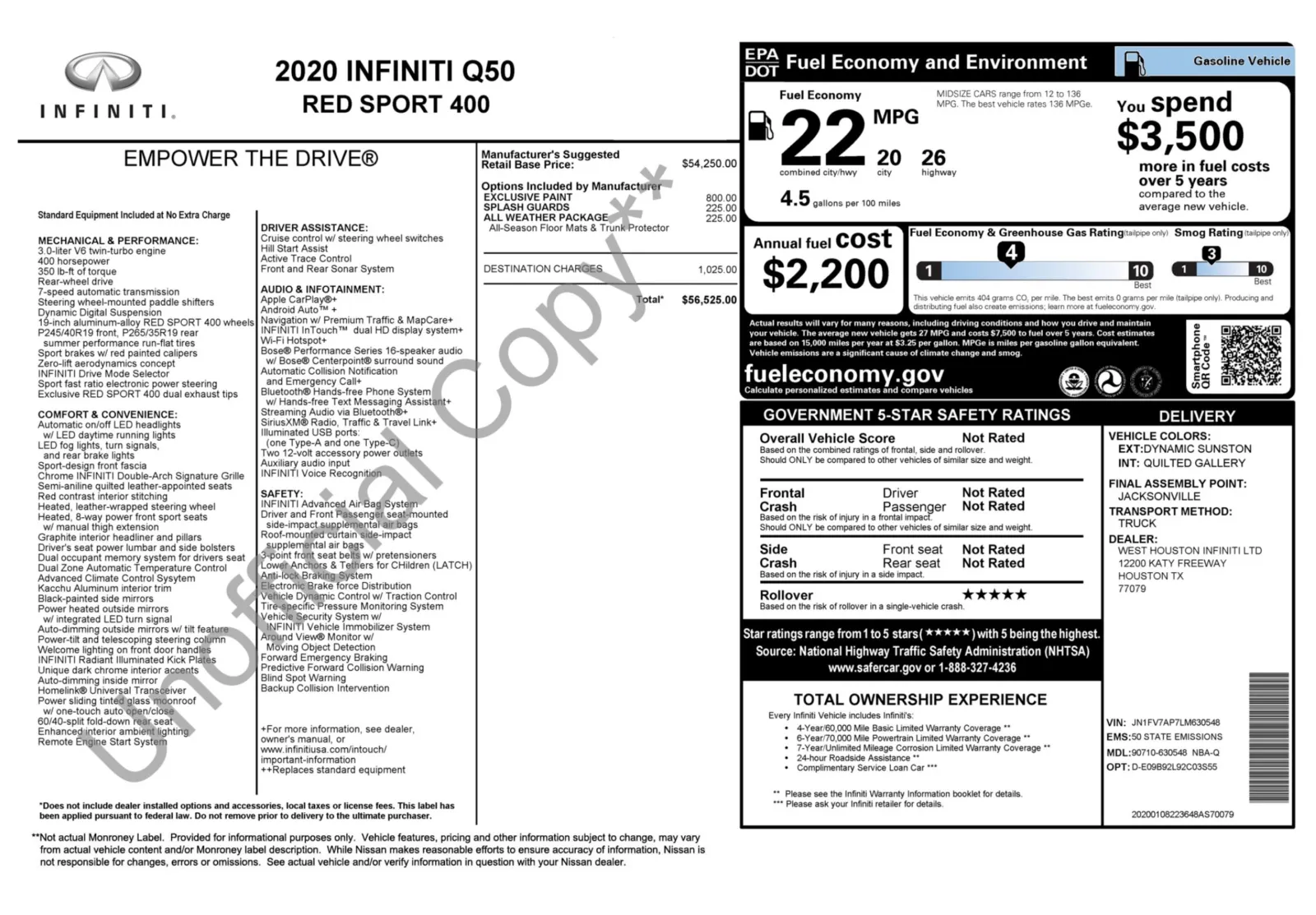Infiniti Q50 photo 9