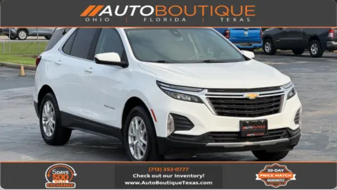 White 2022 Chevrolet Equinox LT for sale in Alvin, TX