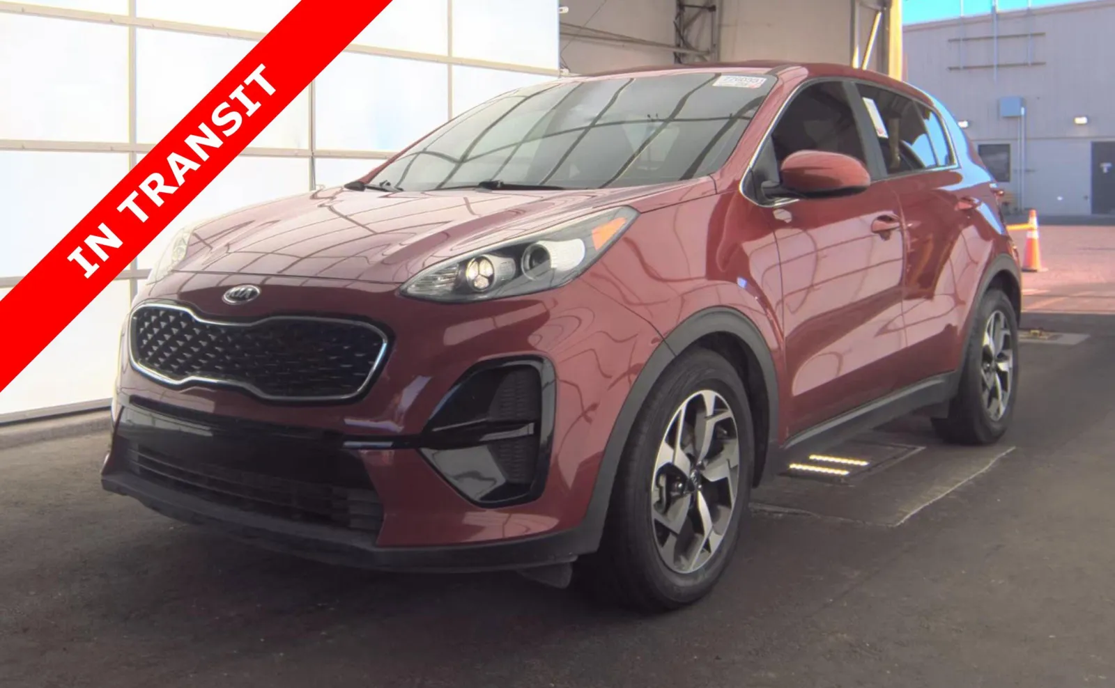 Red 2021 Kia Sportage LX for sale in Alvin, TX