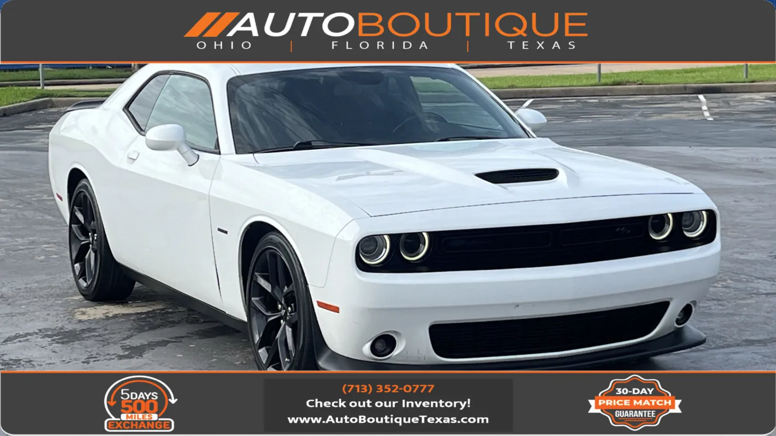 White 2019 Dodge Challenger R T for sale in Alvin, TX
