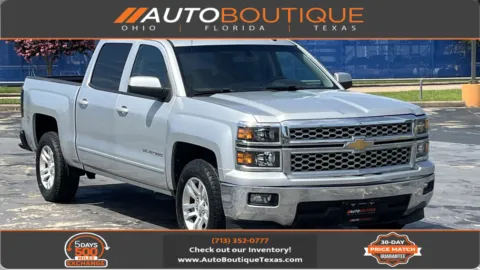 Silver 2015 Chevrolet Silverado 1500 LT for sale in Alvin, TX