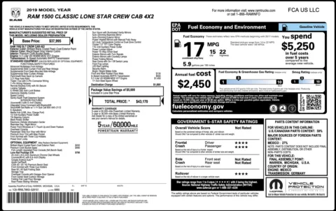 Photos of 2019 Ram 1500 Classic Lone Star for sale in Alvin, TX at Auto Boutique Texas