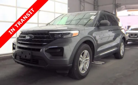 Gray 2022 Ford Explorer XLT for sale in Alvin, TX