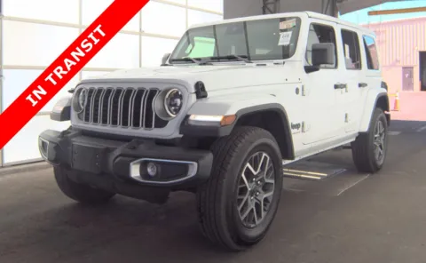 White 2025 Jeep Wrangler Sahara for sale in Alvin, TX
