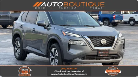 Gray 2021 Nissan Rogue SV for sale in Alvin, TX