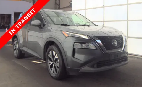 Gray 2021 Nissan Rogue SV for sale in Alvin, TX