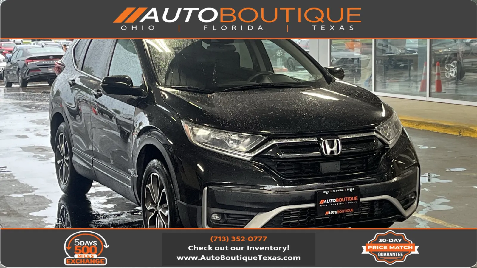 Black 2021 Honda CR-V EX for sale in Alvin, TX