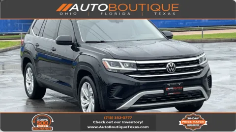Black 2021 Volkswagen Atlas 2.0T SE w Technology for sale in Alvin, TX