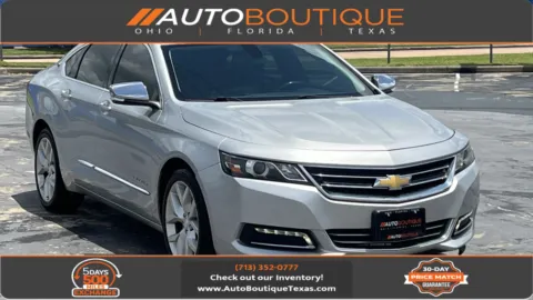 Silver 2018 Chevrolet Impala Premier for sale in Alvin, TX
