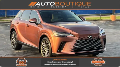 Orange 2024 Lexus RX 350 Luxury for sale in Alvin, TX