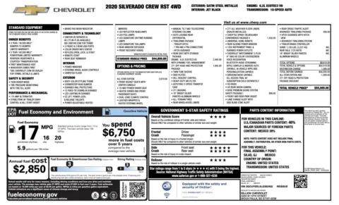 Photos of 2020 Chevrolet Silverado 1500 RST for sale in Alvin, TX at Auto Boutique Texas